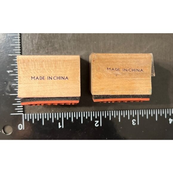 Easter Bunny Wood mounted Rubber Stamp Unbranded - Picture 2 of 4